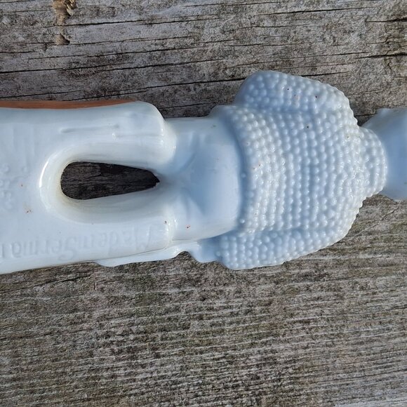 Antique German Porcelain Boy & Girl Snow Babies Nubbly Jackets Figurines 1910's - Picture 5 of 7